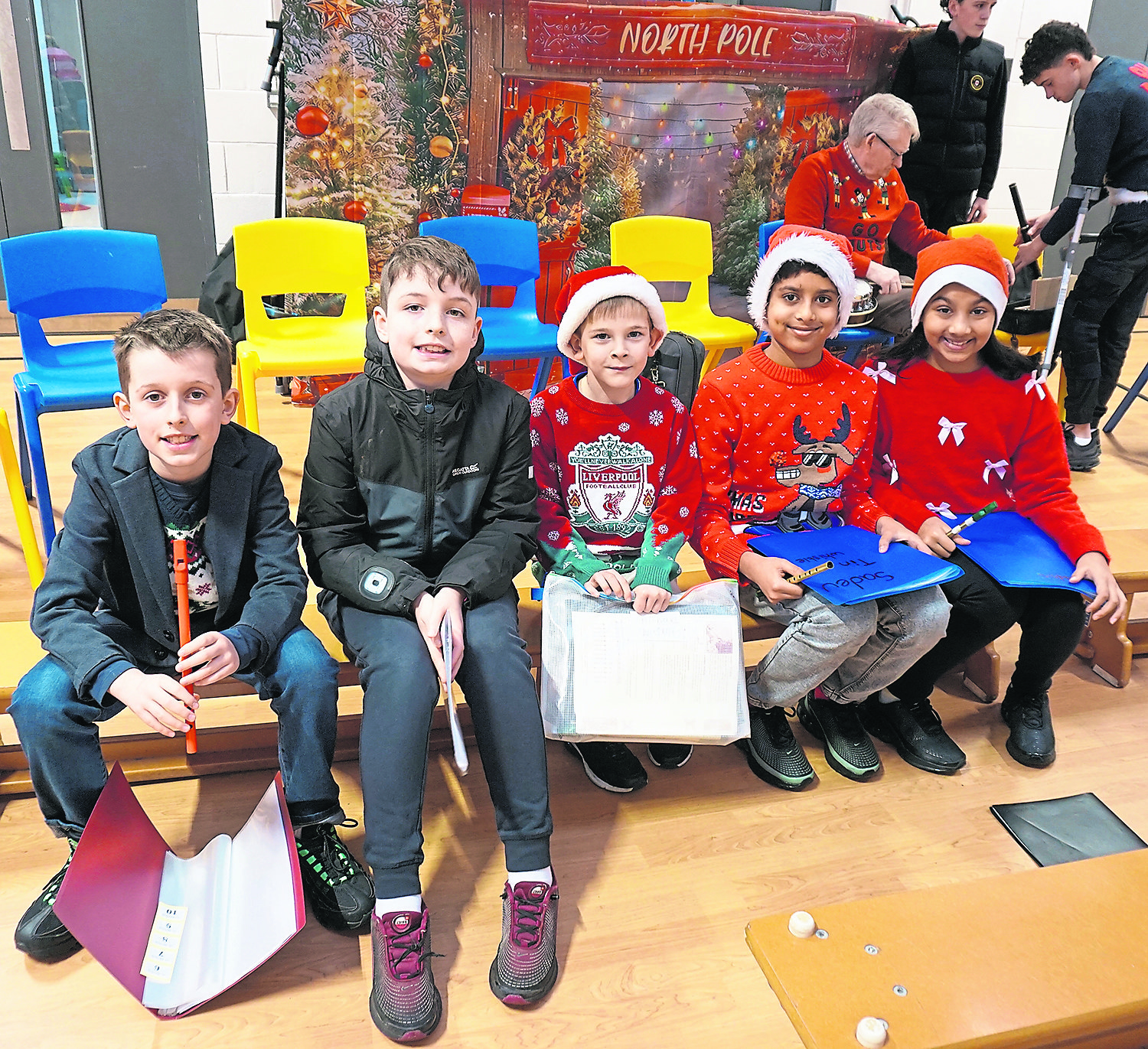 Tle musicians ready to play