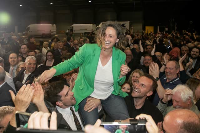 For her part, Sinn Fein leader Ms McDonald, who is now facing questions over her stewardship of the party, struck a defiant tone on Monday night as she urged Mr Harris to “bring it on” and call an early election.