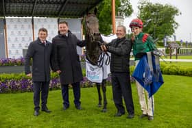Hanalia and Ben Coen win the 1m2f fillies maiden at The Curragh on Sunday for Johnny Murtagh. Photo: Patrick McCann/Racing Post