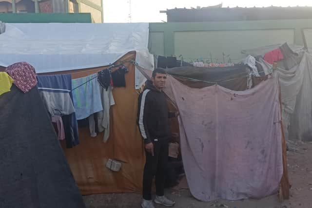 An update to the fundraiser on March 7 stated: "Due to the forced famine in North Gaza, they are starving and they have reached a stage where they are eating leaves."