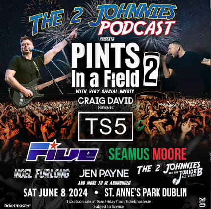 Pints in a Field 2 – St Annes Park, Dublin, Saturday 8th June 2023.