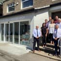 Staff of Drombane Co-op: Back Row:   Liam Leamy, Cathal Gill, Kae Ryan; Middle Row:  Dermot Dunne, Kaye Ryan, Michael Corbett; Front Row:  Michael Bourke, Sharon Ryan, John O’Dwyer.