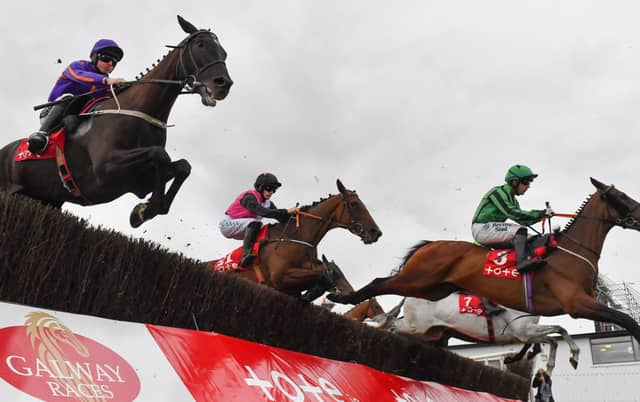 The undoubted highlight on the card is the €270,000 Guinness Galway Hurdle at 5.05pm which sees 20 runners go to post for two-mile event.