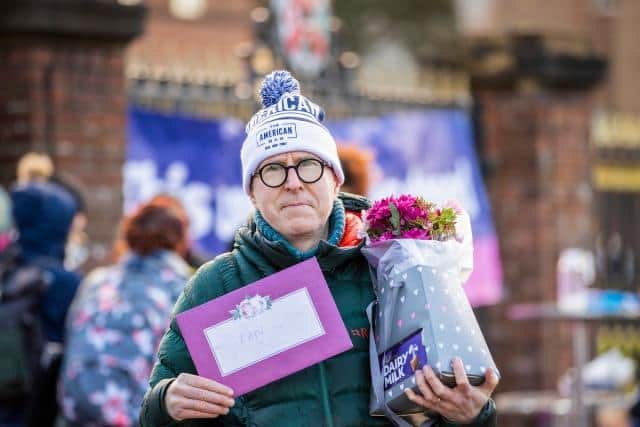 Professor Sean O’Connell, history professor at Queen’s and branch membership secretary of the UCU, was on the picket line on Monday.