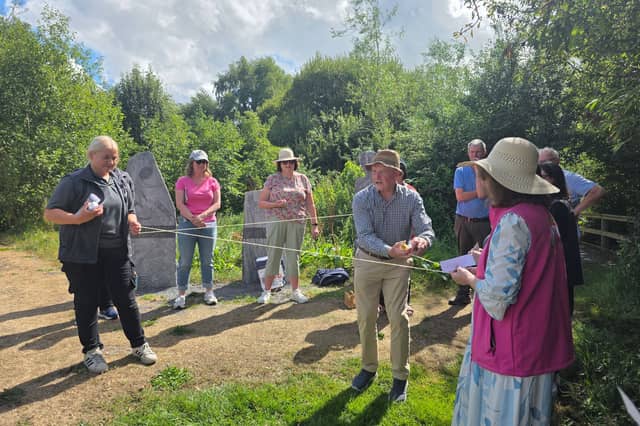 Participants ‘measure up’ at Cabragh Wetlands