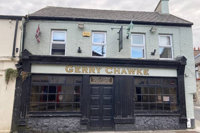 The former Gerry Chawke's Bar
