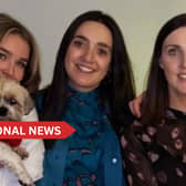 Sisters Ella, Niamh and Alma shared the heartfelt message on GoFundMe