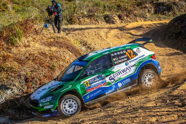 Casey Jay Coleman behind the wheel of the RLA-Autosport prepared Skoda Fabia RS Rally2