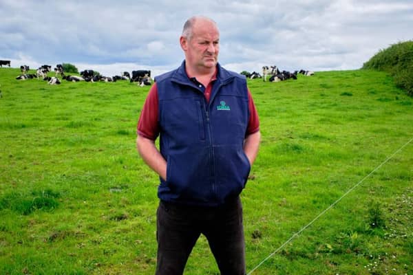 Eamon Carroll, Deputy President of the ICMSA on his farm in Tipperary