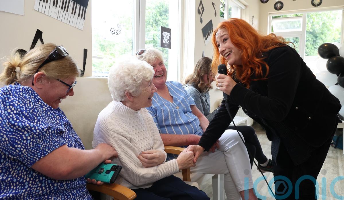 Eurovision winner shows the power of music for nursing home residents