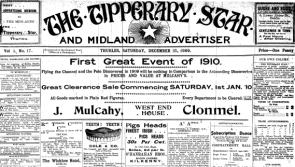 Looking Back: Tipperary Star Christmas Day 1909