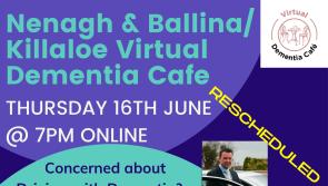 Nenagh & Ballina-Killaloe Virtual Dementia Cafe to host session on driving assessments 