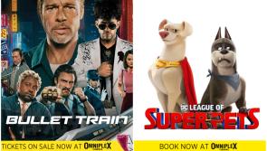 DC League of Super Pets and Bullet Train hit Omniplex Nenagh this week - news, reviews and trailers