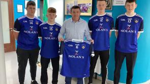 Tipperary school thanks local businessman for supporting their sports teams
