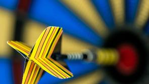 Dylan Slevin gets ready to dust off and go again on the PDC Euro Tour this evening