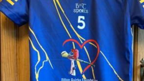 The new Dillon Quirke Foundation jersey goes on sale in Thurles 