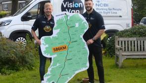 Peter Ryan is approaching Nenagh this evening on his run through Ireland