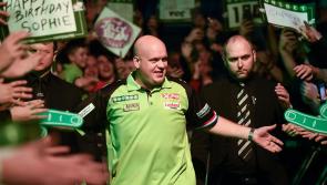 Borrisokane darts star Dylan Slevin is ready to take on Michael van Gerwen and company this weekend 