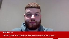 WATCH: Irish man describes horror Storm Isha flight to BBC news - 'it was very scary'