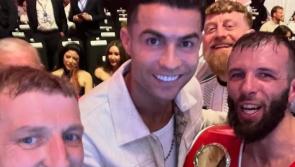 Cristiano Ronaldo congratulates Anthony Cacace after historic win