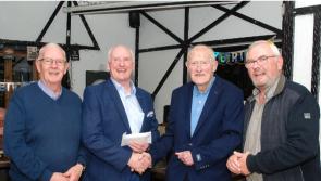 Fond farewell for Paddy Reidy after many years of service 