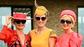 PICTURE: Tipperary woman and friends dress to impress at Irish Derby Festival