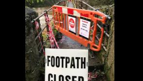 Footbridge over river in Carrick-on-Suir area closed by council as it's unsafe to use