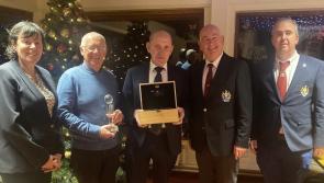 The 2 Johns were honoured by Clonmel Golf Club for outstanding service