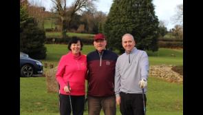 Four person Texas Scramble was played at Clonmel Golf Club on New Year's Day