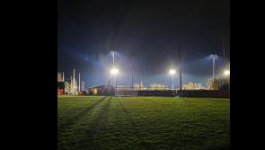 Successful Tipperary GAA club has successful testing of brand new floodlighting for back pitch