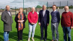Much anticipated astro-turf pitch opens at Toomevara NS