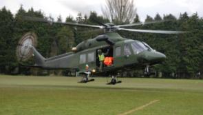 EMERGENCY: Air Corps helicopter uses Nenagh GAA grounds after person suffers heart attack