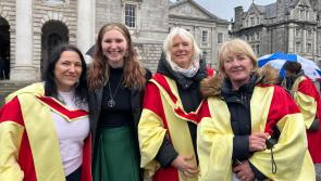 CONGRATULATIONS: Nenagh's Tara Byrne joins and illustrious band of TCD scholars