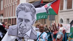 &lsquo;Stop the genocide&rsquo;: Pro-Palestine protest held outside Leinster House