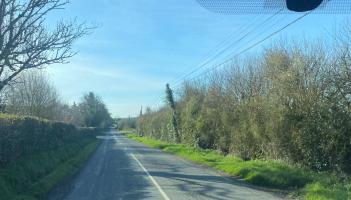 Concerns about leaning pole on Tipperary road, as Storm Dave forecast to hit the country
