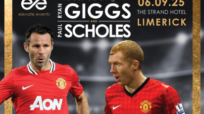 An evening with Ryan Giggs & Paul Scholes in Limerick – Get your tickets now!