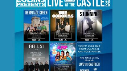 Dolan’s announces massive 2026 “Live at the Castle” line-up at King John’s Castle