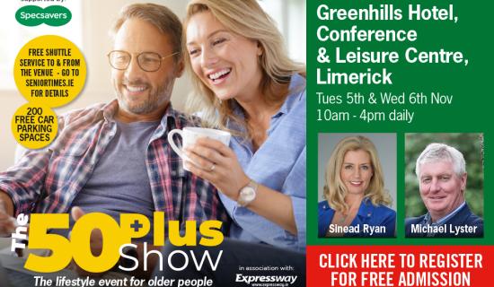 Save the dates! The 50 Plus Show is returning to Limerick - with FREE admission