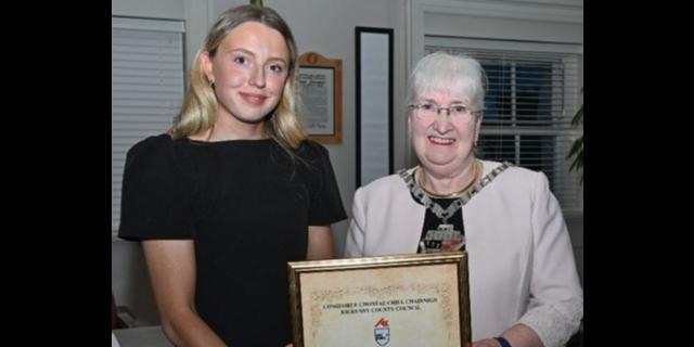 Tipperary athlete Katie Bergin honoured in special civic reception by County Council