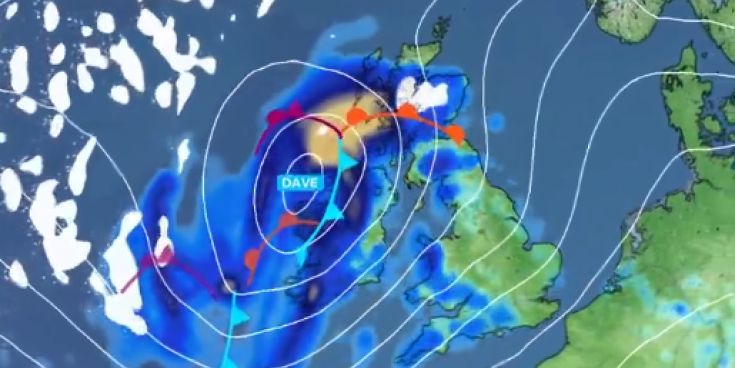 Ireland braces for torrential conditions as Storm Dave set to land over Easter weekend