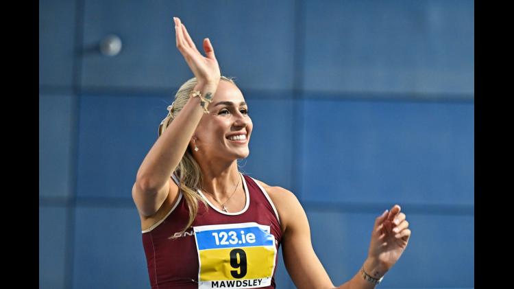 Sharlene Mawdsley will compete at National Indoor Athletics Championships