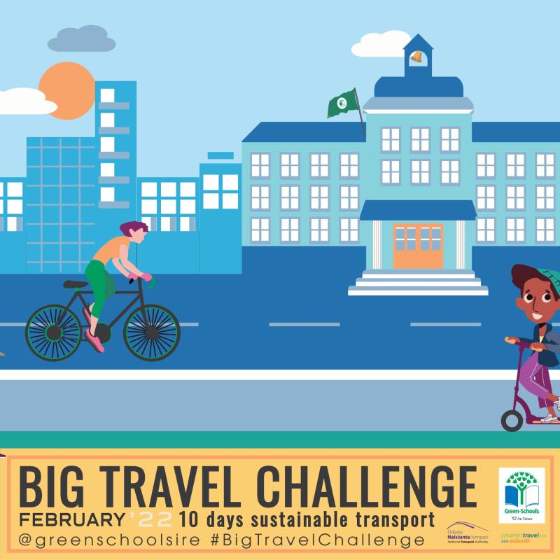 Twenty-three Tipperary schools are taking part in the Big Travel Challenge 2022