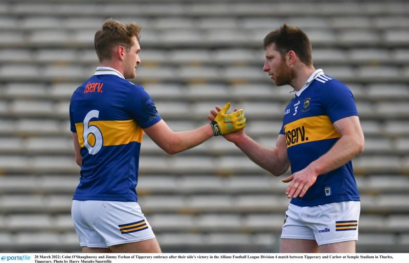 One change to Tipp footballers team for important clash with London