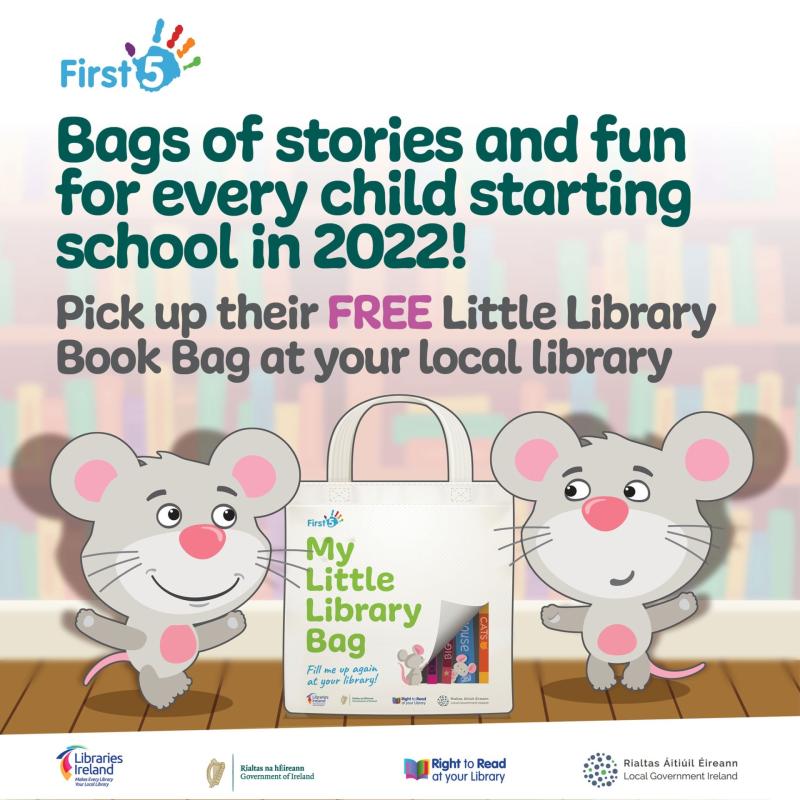 Tipperary libraries to take part in My Little Library Bag initiative 
