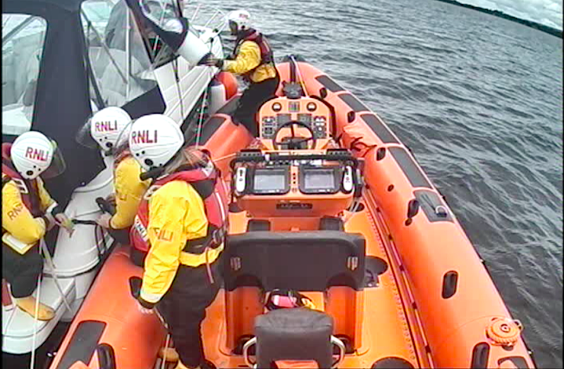 Lough Derg RNLI responds to back-to-back callouts to cruiser and speedboat
