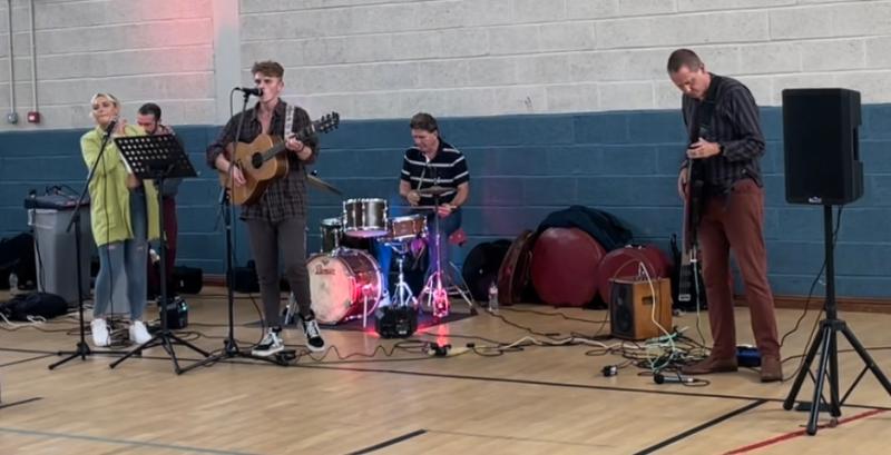 Music Generation perform at St Mary's Secondary School Newport