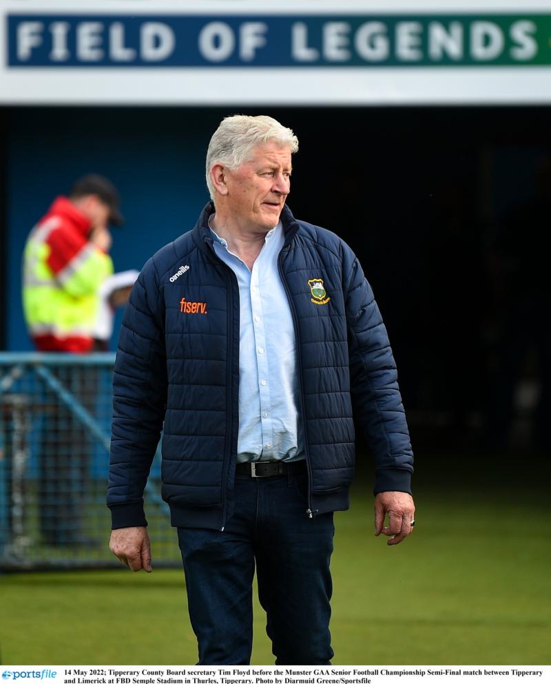 Outgoing Tipperary GAA Board Secretary Tim Floyd