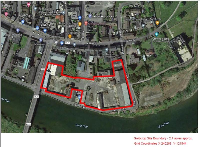 Tipperary council purchases derelict former Goldcrop site along Carrick-on-Suir's North Quay 