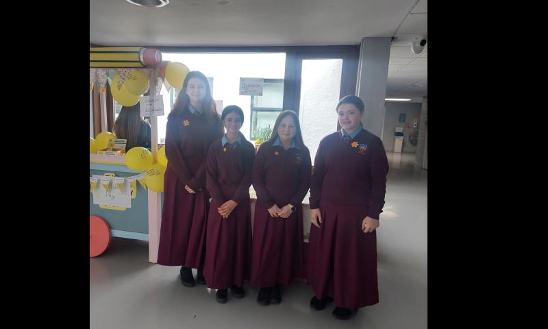 Tipperary students organise a Daffodil Day event and raise €900 for the Irish Cancer Society.