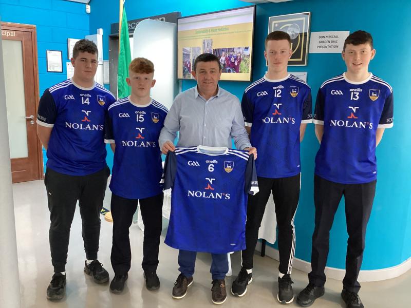 Tipperary school thanks local businessman for supporting their sports teams